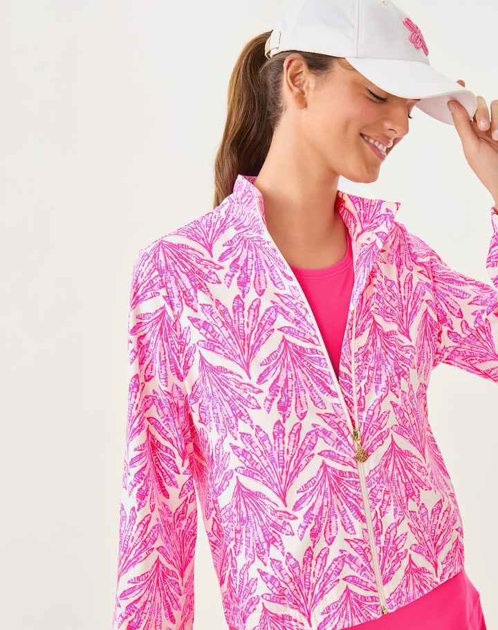 UPF 50+ Luxletic Aegean Jacket - Pink Bliss Shady Babe