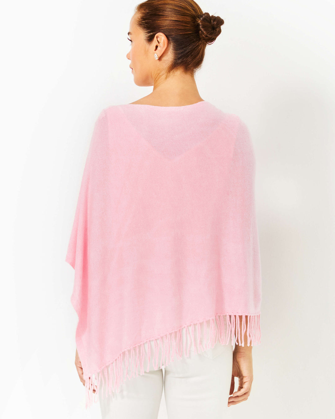 Gato Poncho - Heathered Conch Shell Pink