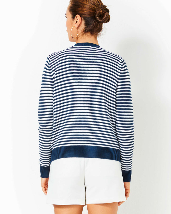 Wrenlee Sweater Set - Low Tide Navy Oceanside Stripe