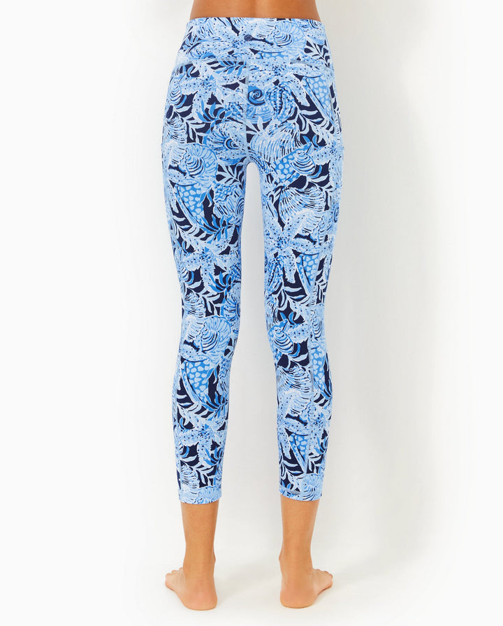 UPF 50+ Luxletic 24" High Rise Weekender Midi Legging - Bonaire Blue