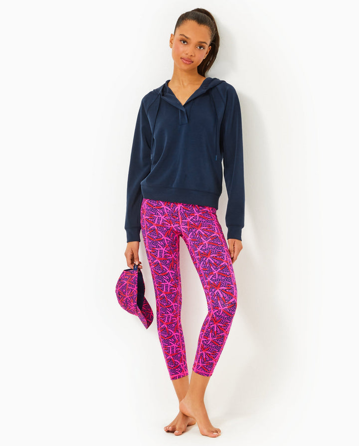 UPF 50+ Luxletic 24" High Rise Weekender Midi Legging - Passion Fruit Pink