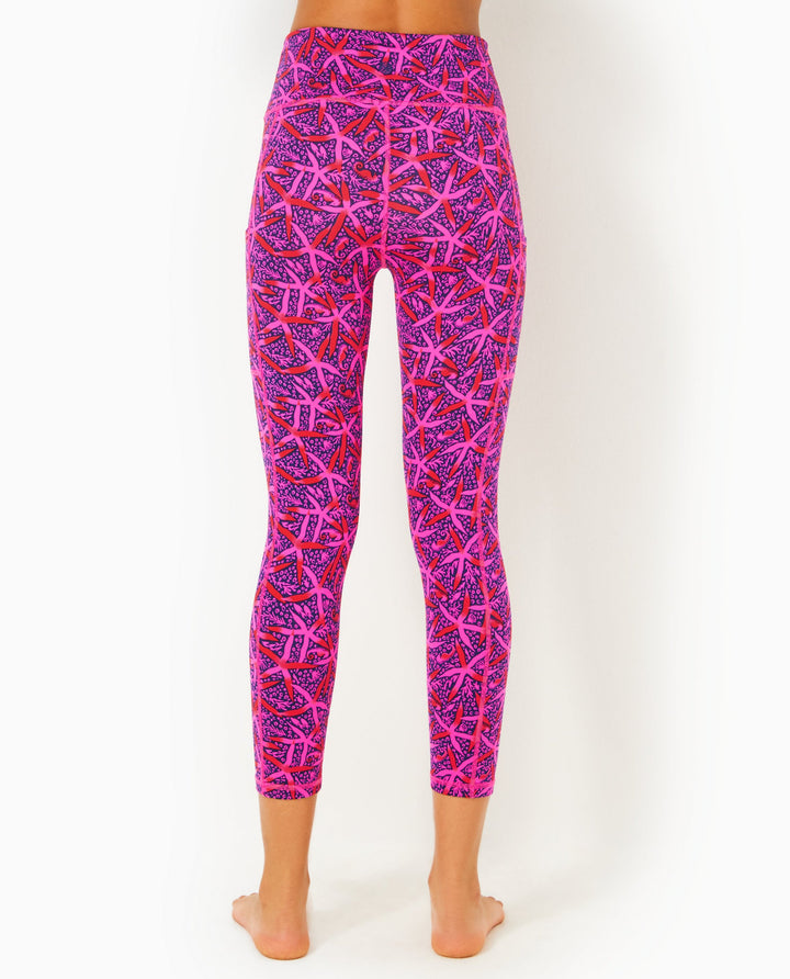 UPF 50+ Luxletic 24" High Rise Weekender Midi Legging - Passion Fruit Pink