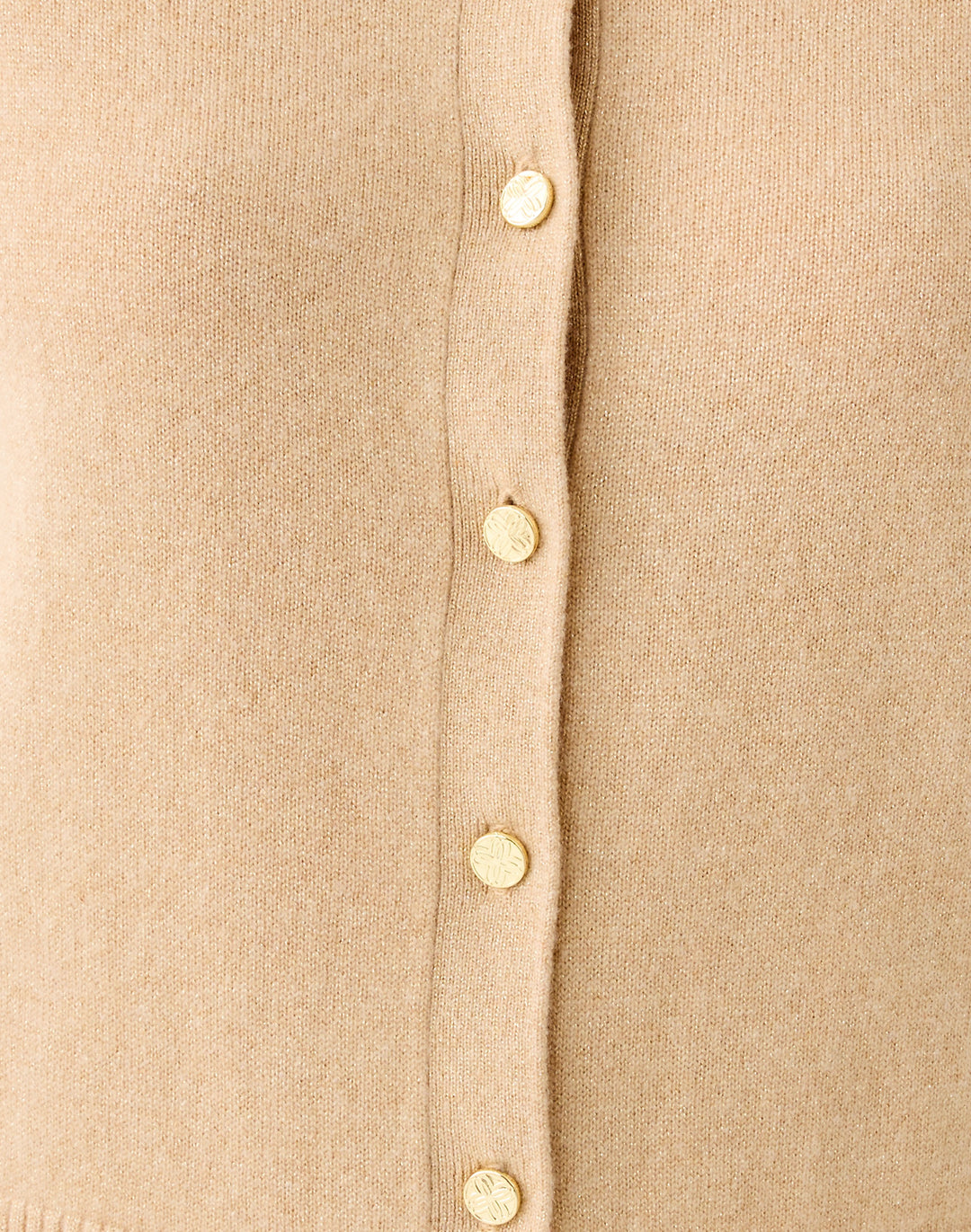 Fairley Cashmere - Heathered Sand Bar Metallic