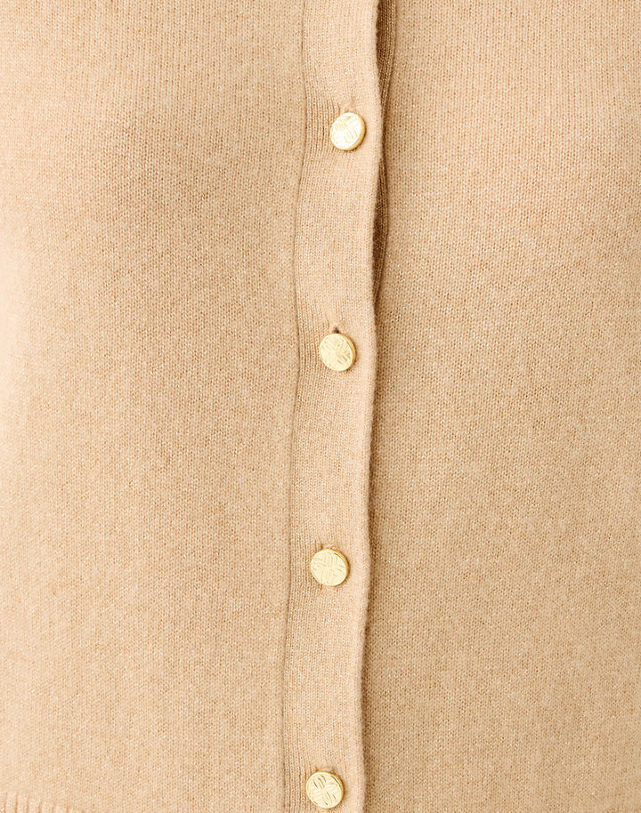 Fairley Cashmere - Heathered Sand Bar Metallic