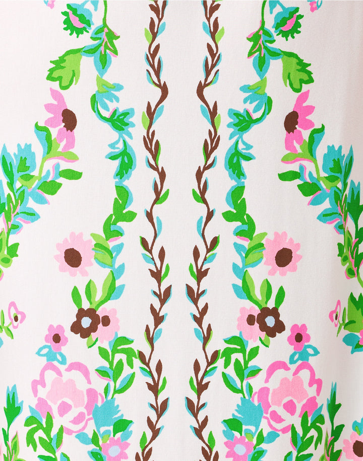 Wellington Maxi Dress - Resort White Royal Zoo