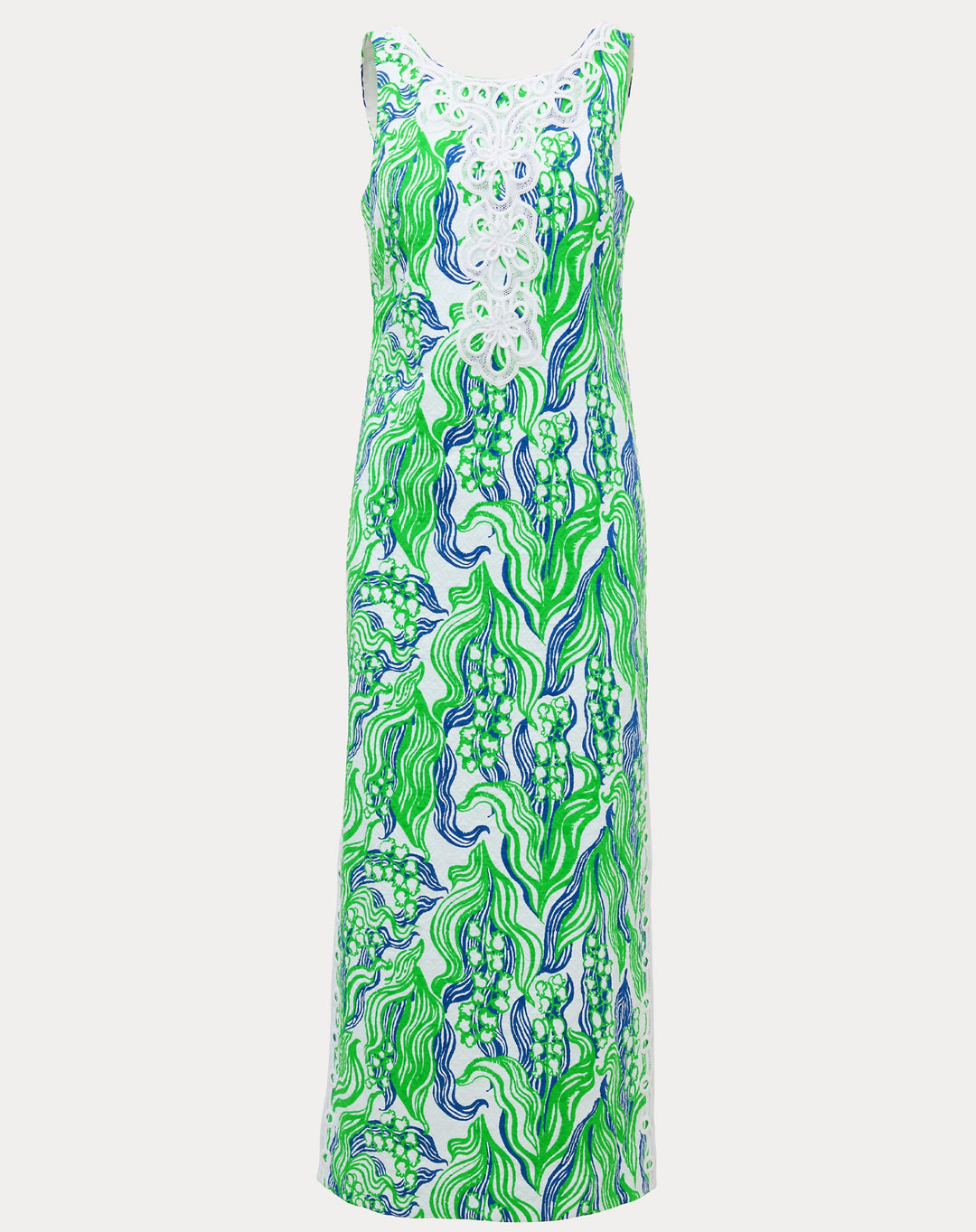 Marleigh Stretch Maxi Shift Dress - Putting Green Oversized Lilly