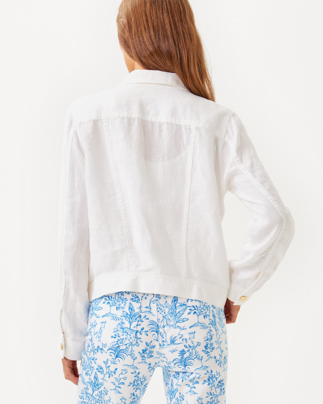 Seaspray Linen Jacket - Resort White
