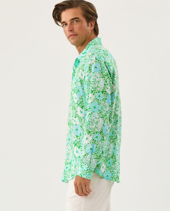 Mens Stuff Addison Shirt - Mint Condition Burst of Joy