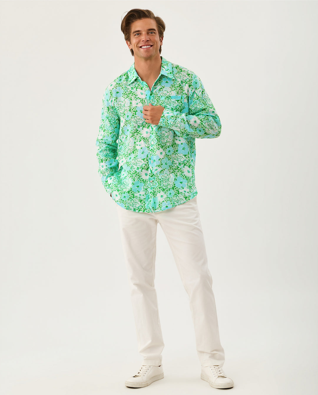 Mens Stuff Addison Shirt - Mint Condition Burst of Joy