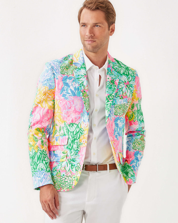 Men's Stuff Flagler Blazer - Multi Bright Delight Patch