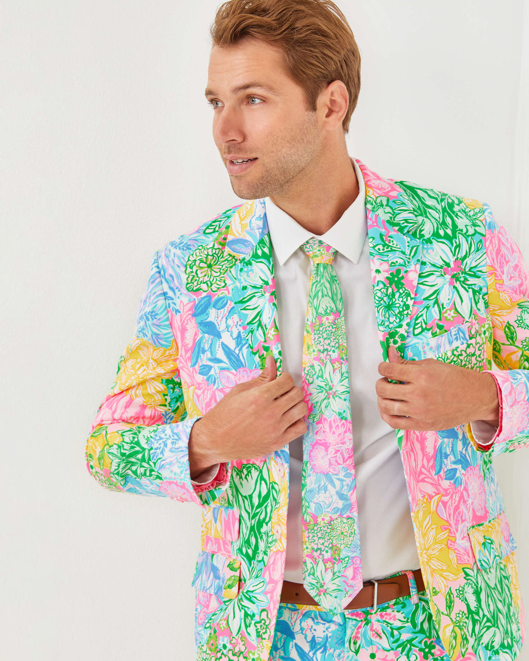 Men's Stuff Flagler Blazer - Multi Bright Delight Patch