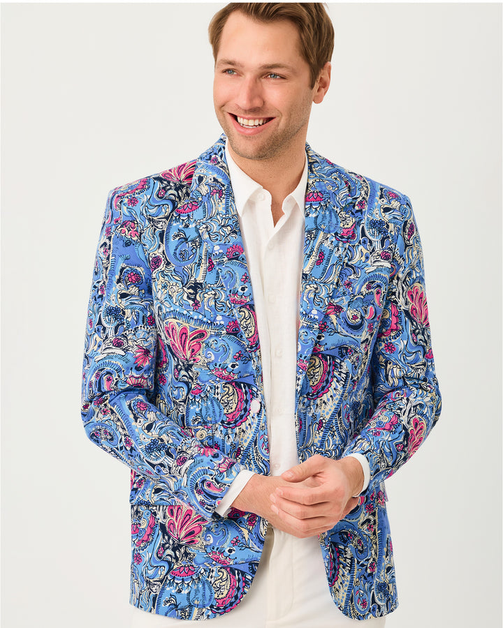 Mens Stuff Flagler Blazer - Multi Paisley Parade