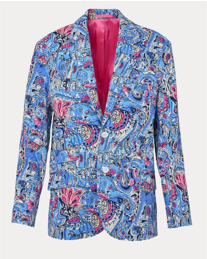 Mens Stuff Flagler Blazer - Multi Paisley Parade