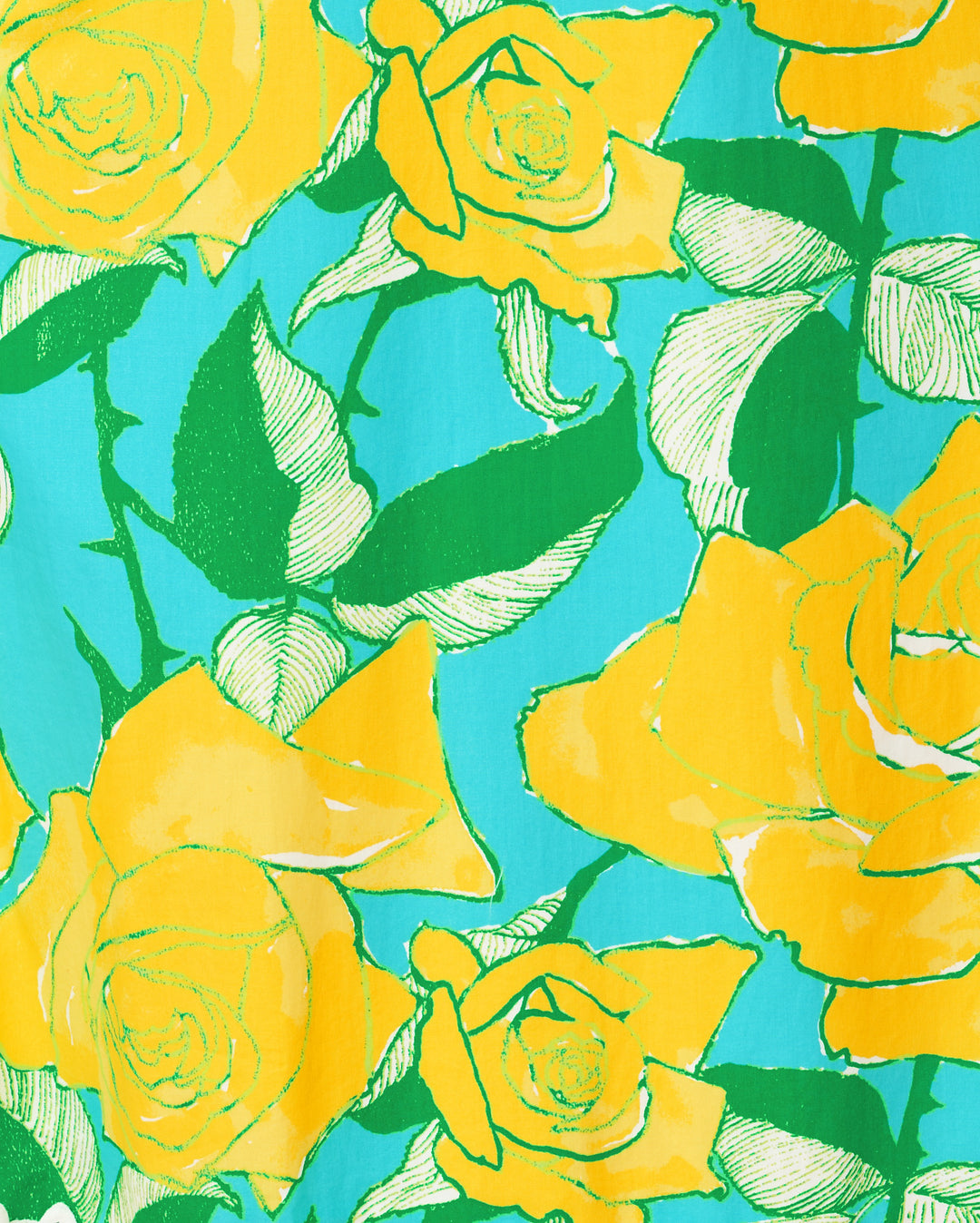 Haliey Midi Dress - Blue Curacao Rose