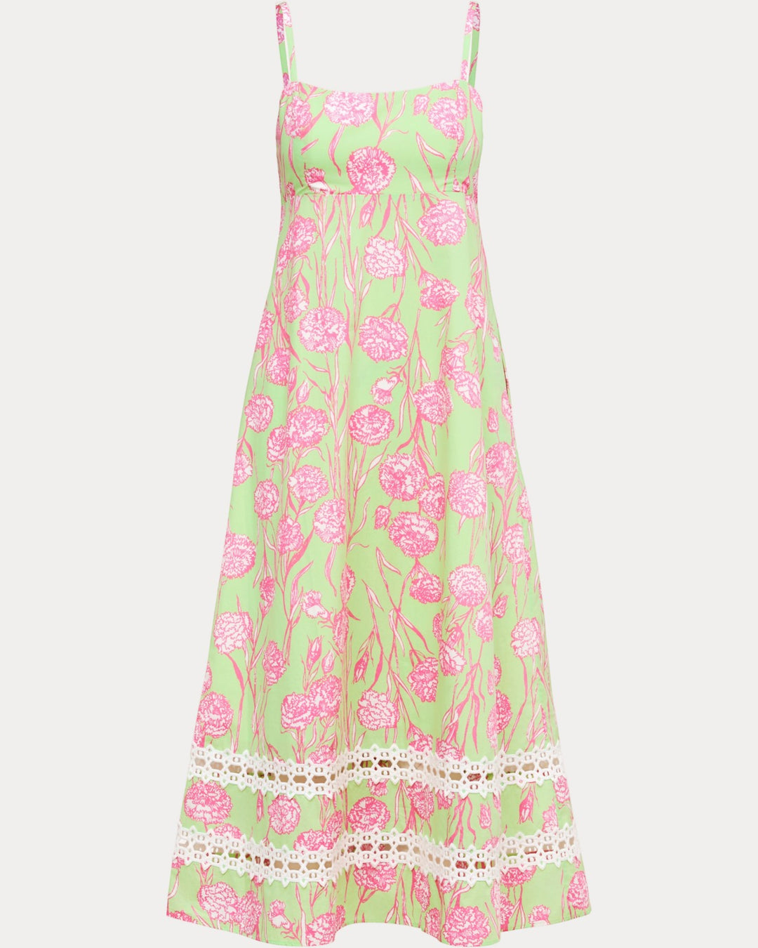 Haliey Midi Dress - Pistachio Macaron Alina