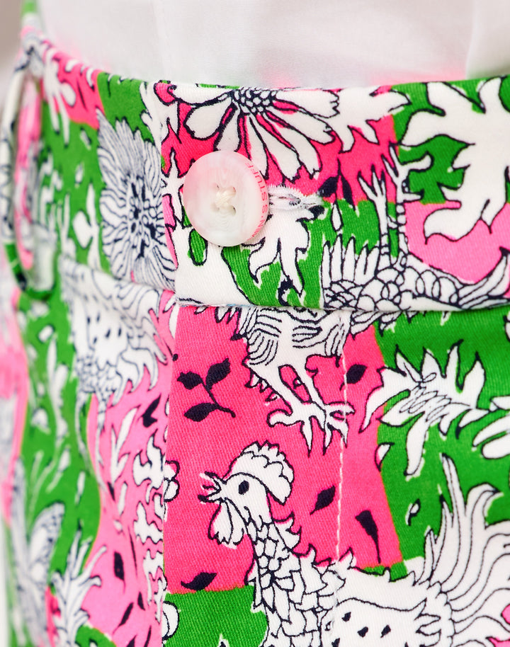 Mens Stuff Mizner Stretch Pants - Cherry Blossom Lil Chicken