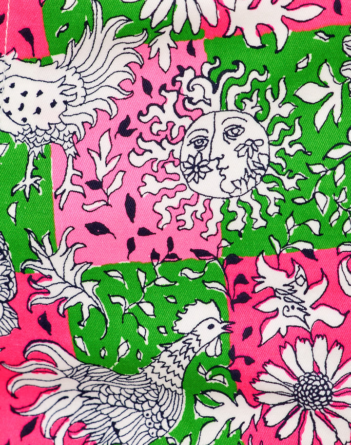 Mens Stuff Mizner Stretch Pants - Cherry Blossom Lil Chicken