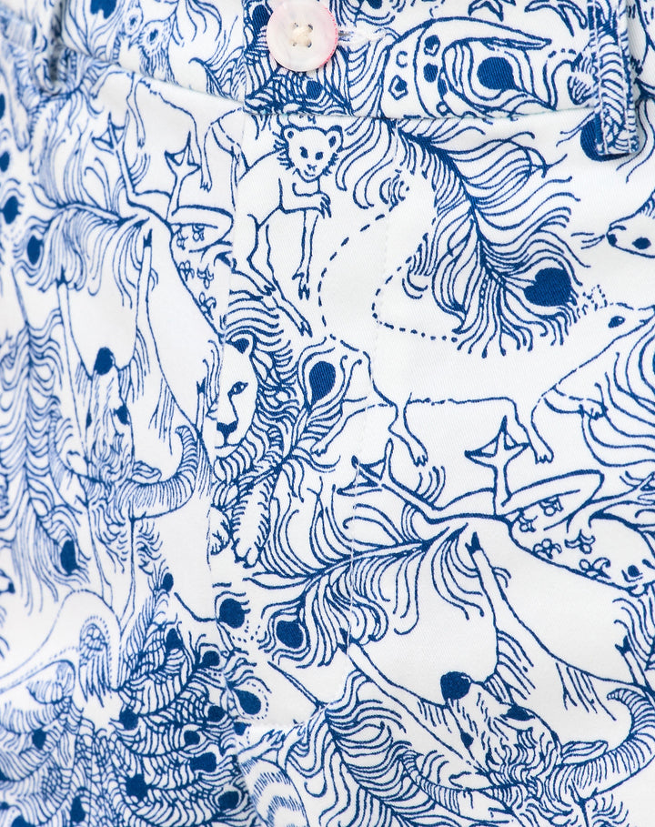 Mens Stuff Mizner Stretch Pants - Starlight Navy Zoology