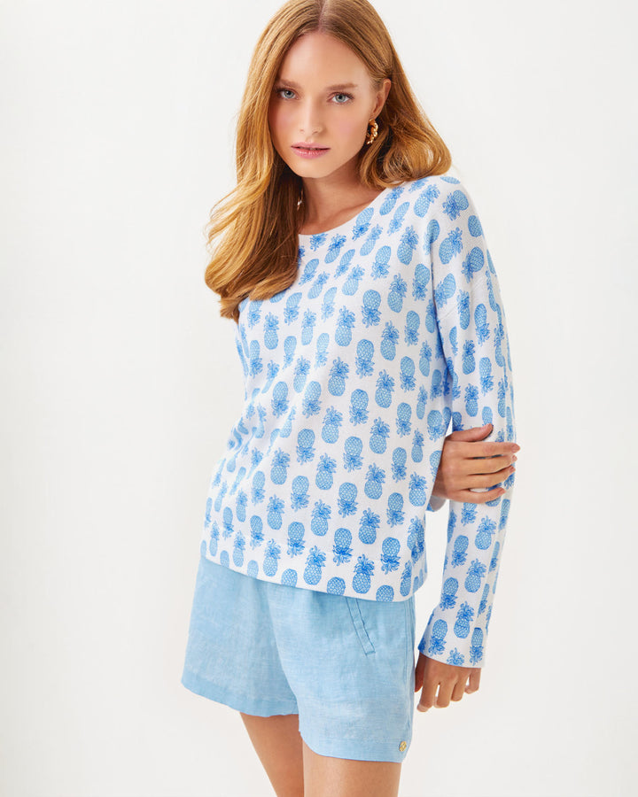 Tensley Sweater - Sunwashed Blue Slice Of Sunshine