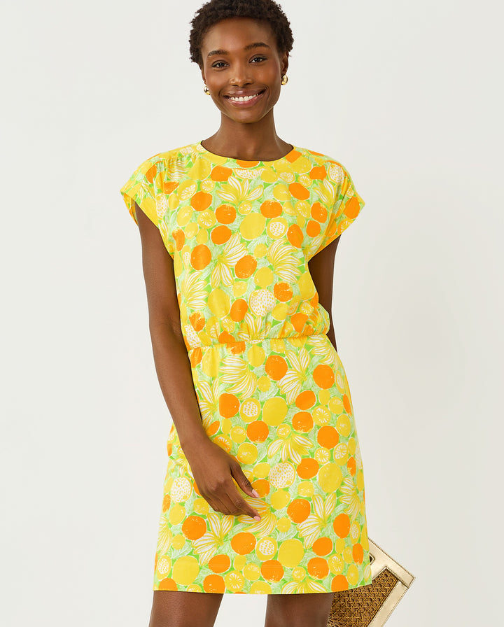 Melli Dress - Island Palm Zesty
