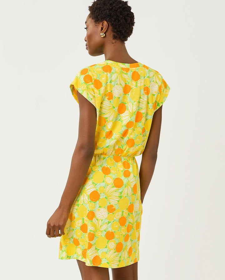 Melli Dress - Island Palm Zesty