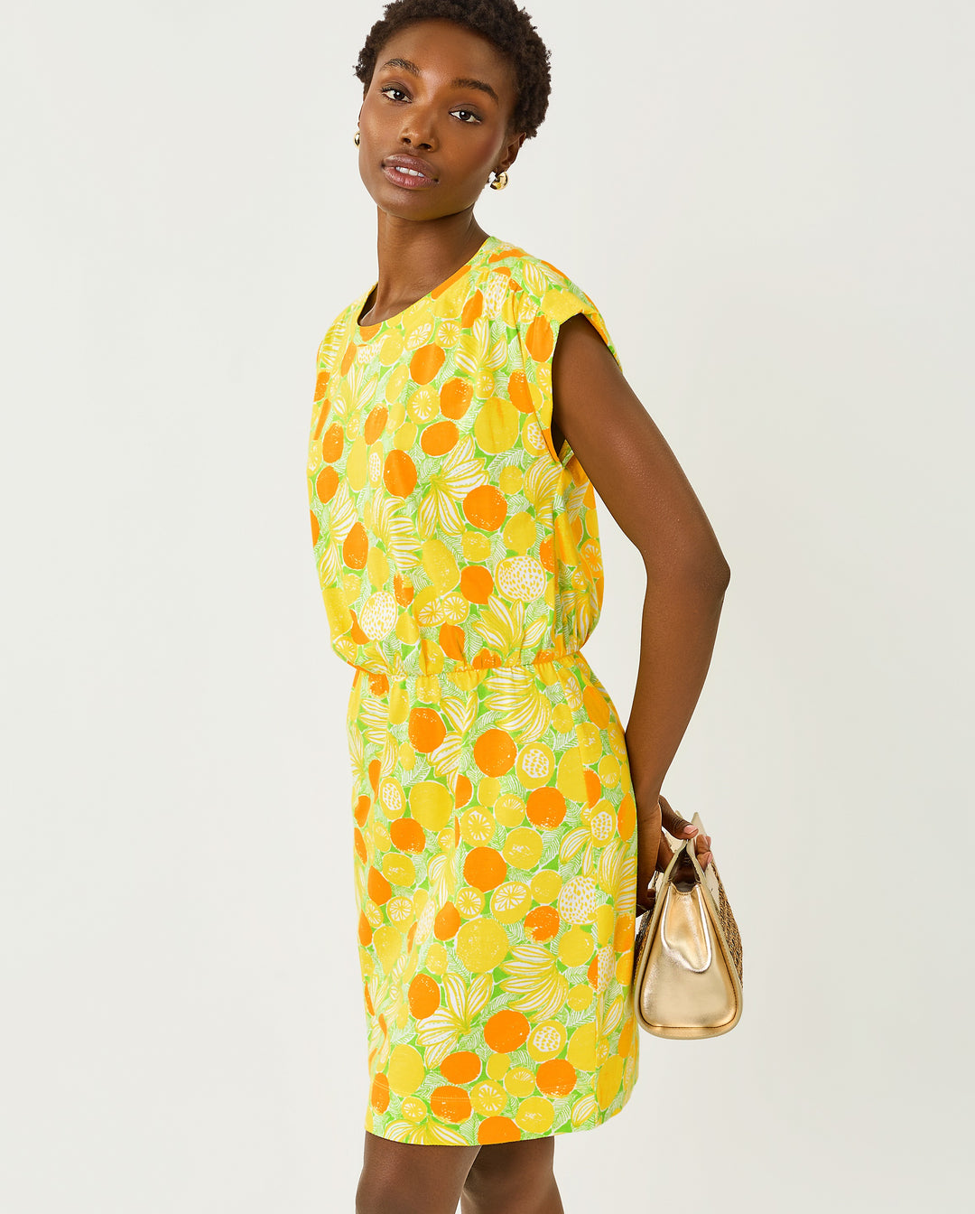 Melli Dress - Island Palm Zesty