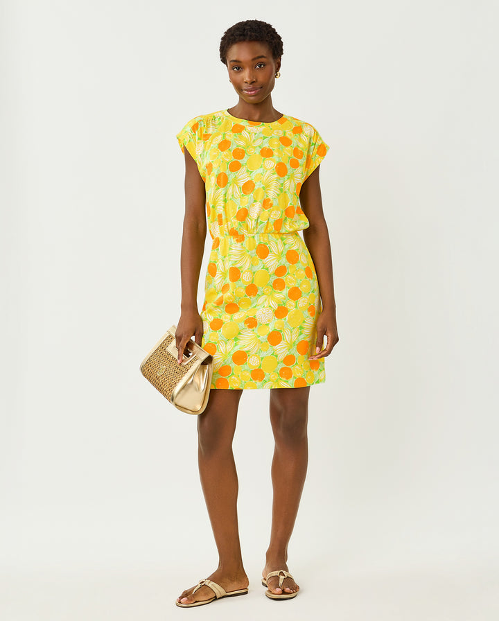 Melli Dress - Island Palm Zesty