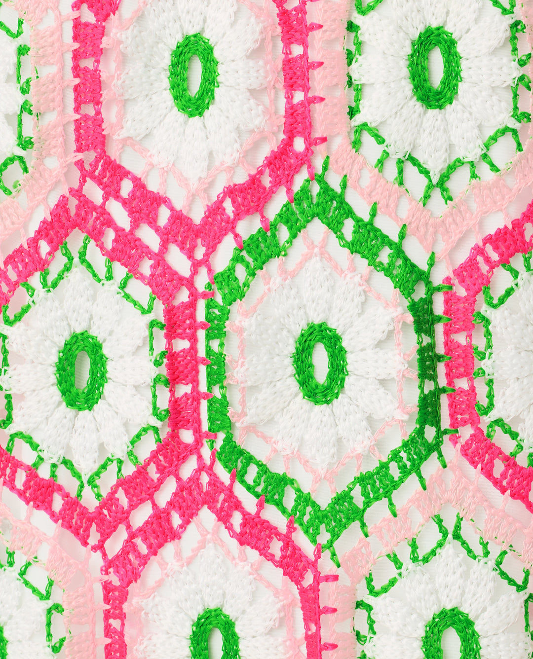 Leyla Shift Dress - Cherry Blossom Daisy Hex