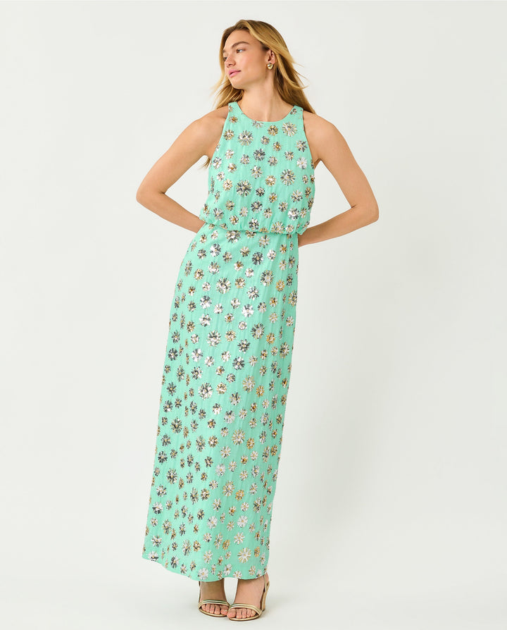 Teonna Maxi Dress - Mint Condition Sparkler