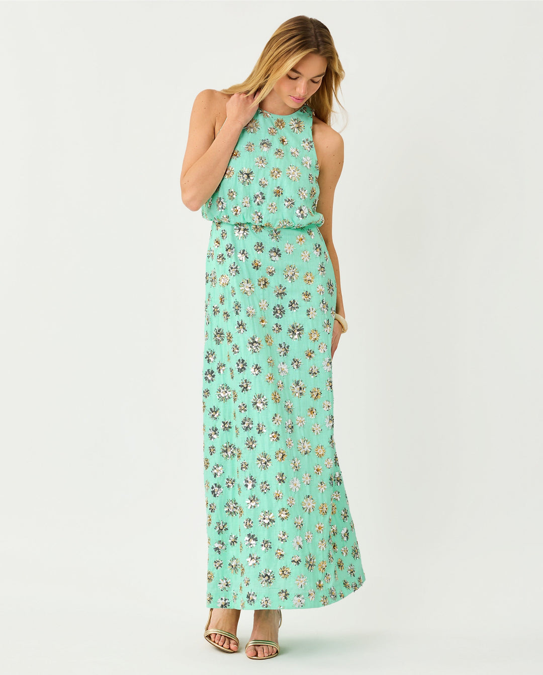 Teonna Maxi Dress - Mint Condition Sparkler