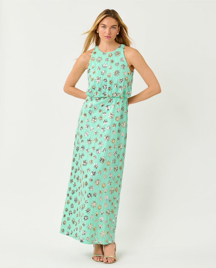 Teonna Maxi Dress - Mint Condition Sparkler