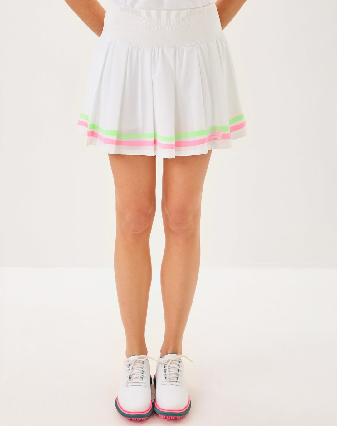Luxletic 15" Cosmina High Rise Pleated Skort