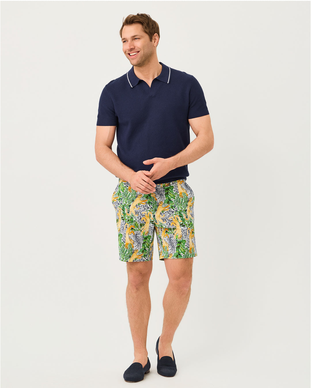 Mens Stuff Volk Stretch Short - Multi Lil Palm Prowl