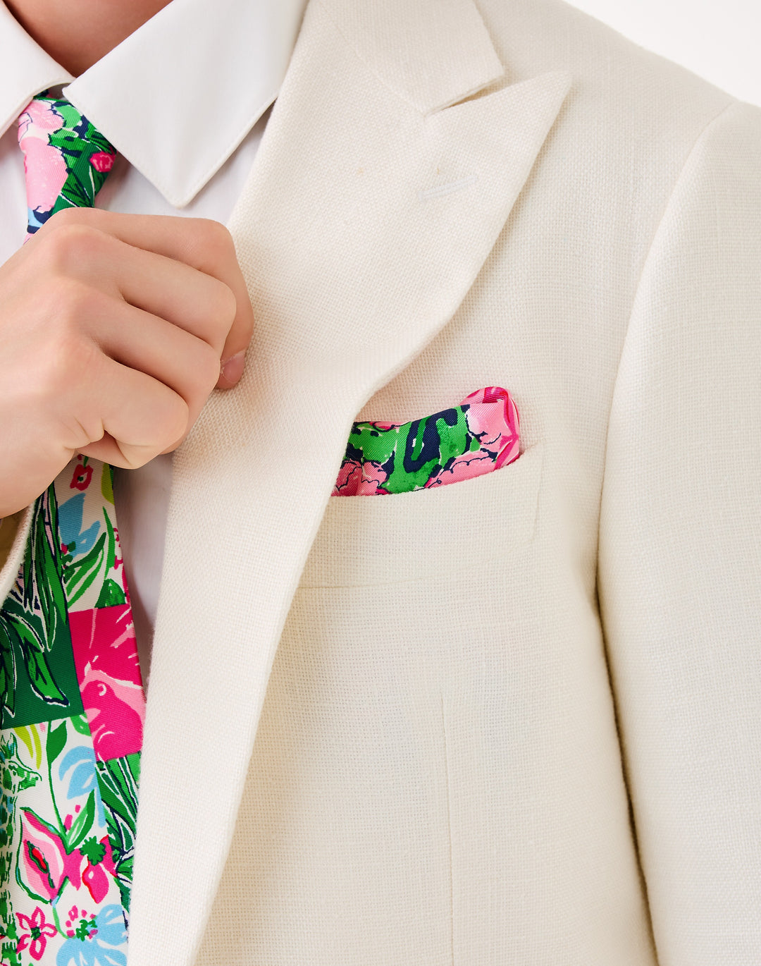 Mens Stuff Tie And Pocket Square Set