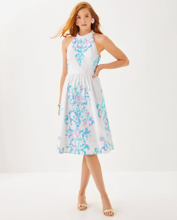 Gianne Midi Dress - Resort White