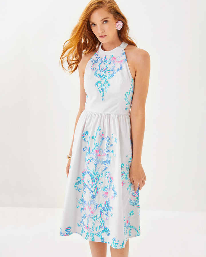 Gianne Midi Dress - Resort White