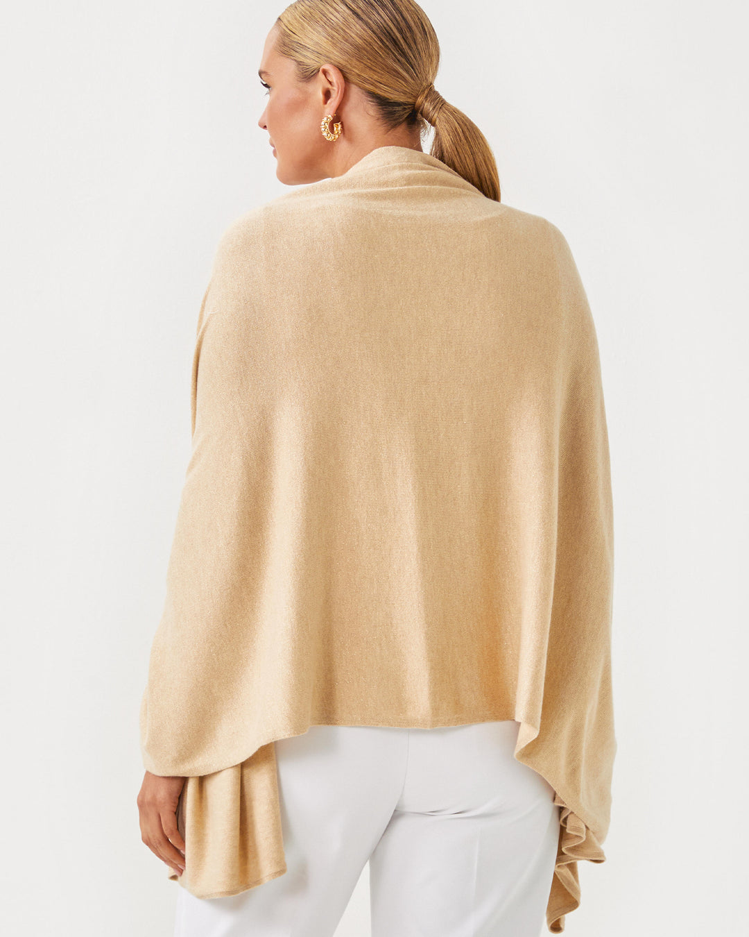 Lanelle Wrap - Heathered Sand Bar Metallic
