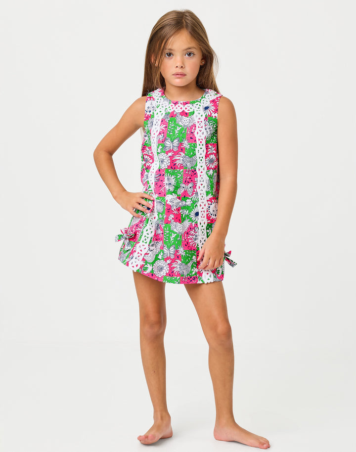 Little Lilly Classic Shift Dress - Cherry Blossom Lil Chicken