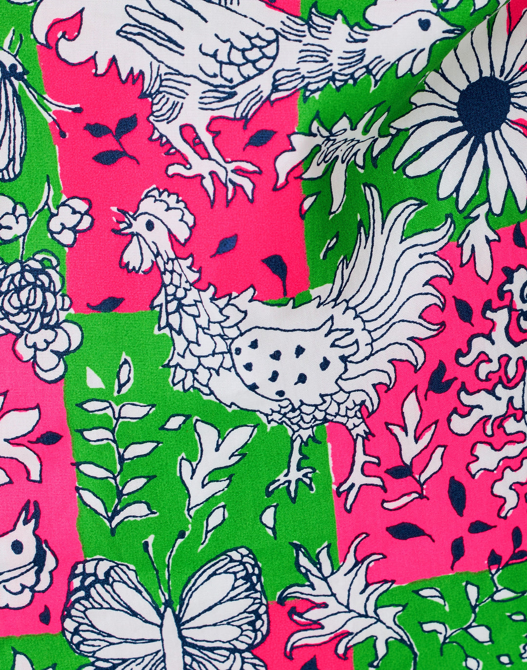 Little Lilly Classic Shift Dress - Cherry Blossom Lil Chicken