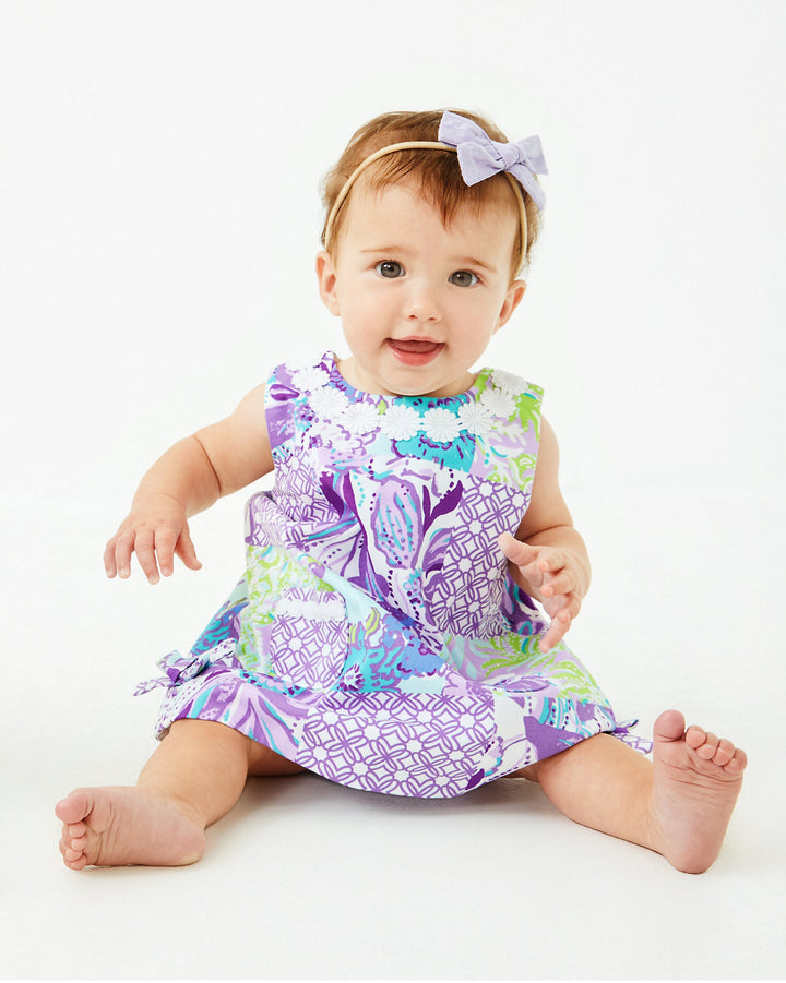 Baby Lilly Shift Dress - Multi Juicy Story Patch