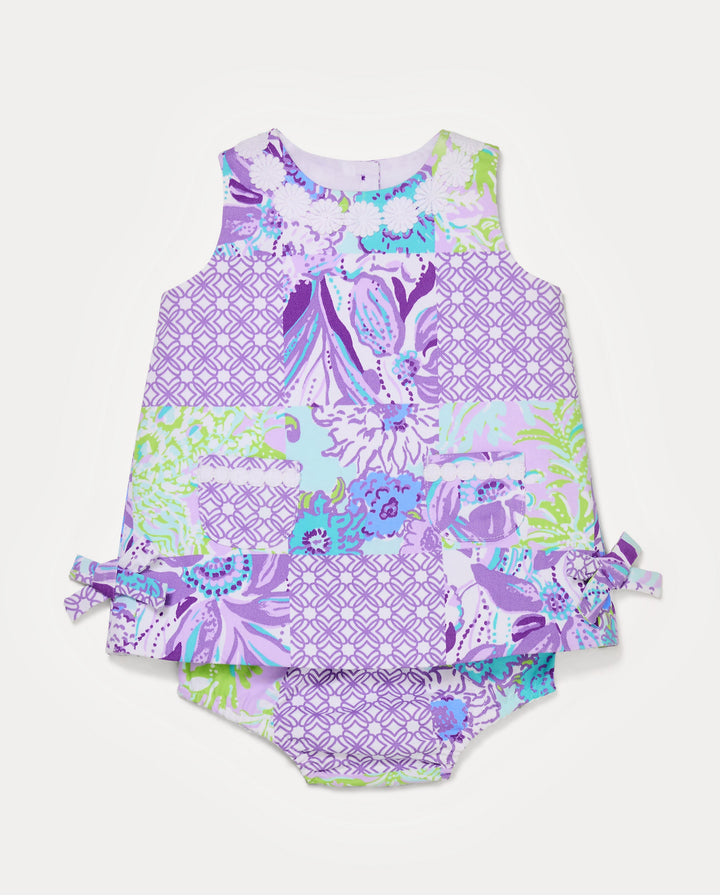 Baby Lilly Shift Dress - Multi Juicy Story Patch