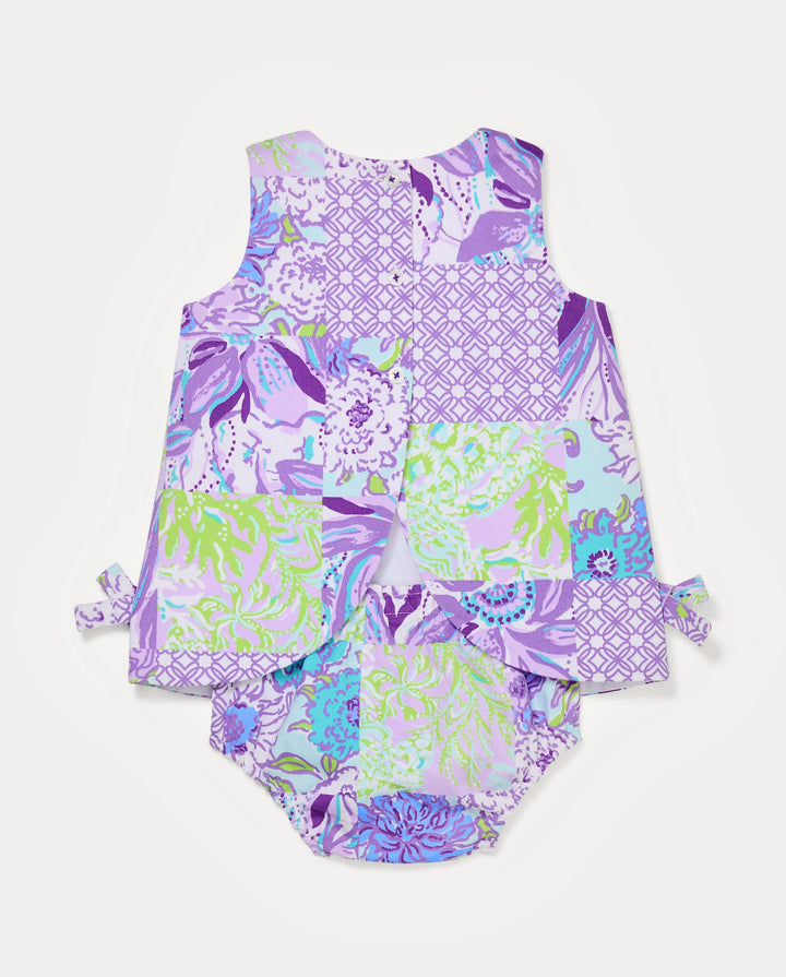 Baby Lilly Shift Dress - Multi Juicy Story Patch