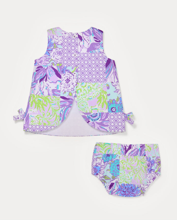 Baby Lilly Shift Dress - Multi Juicy Story Patch
