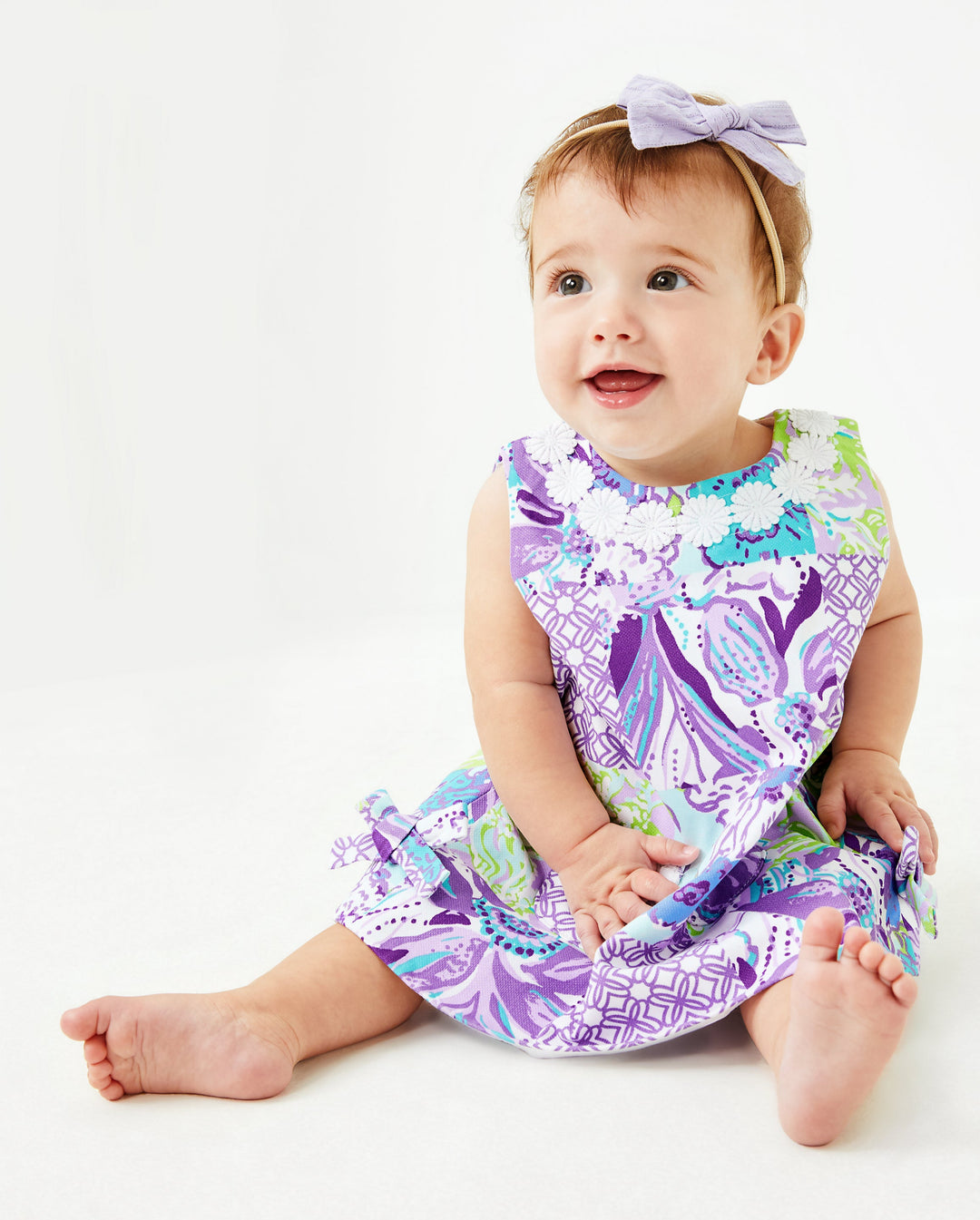 Baby Lilly Shift Dress - Multi Juicy Story Patch
