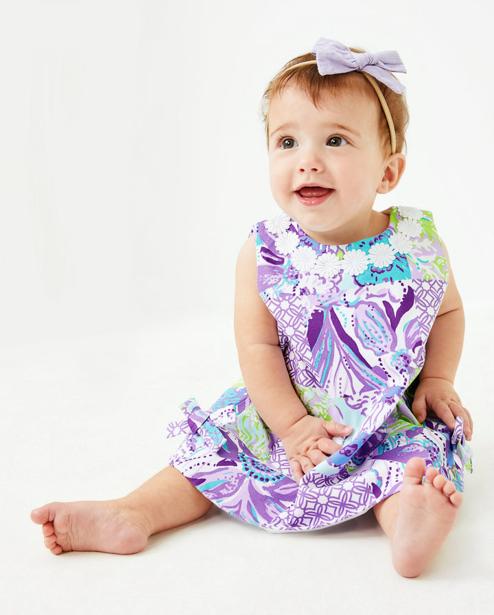 Baby Lilly Shift Dress - Multi Juicy Story Patch