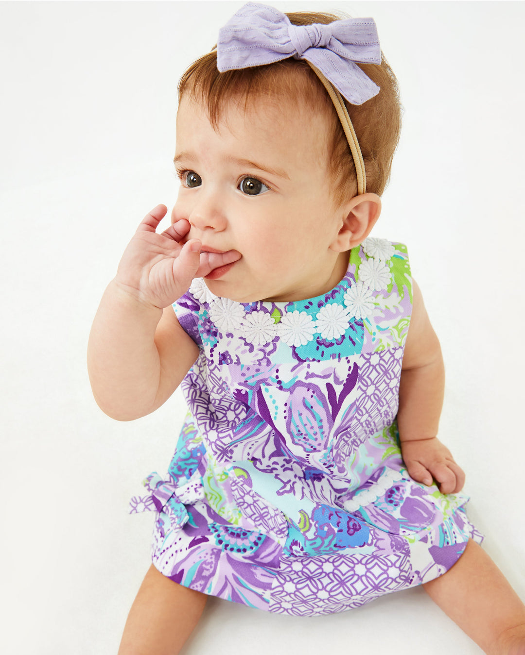 Baby Lilly Shift Dress - Multi Juicy Story Patch