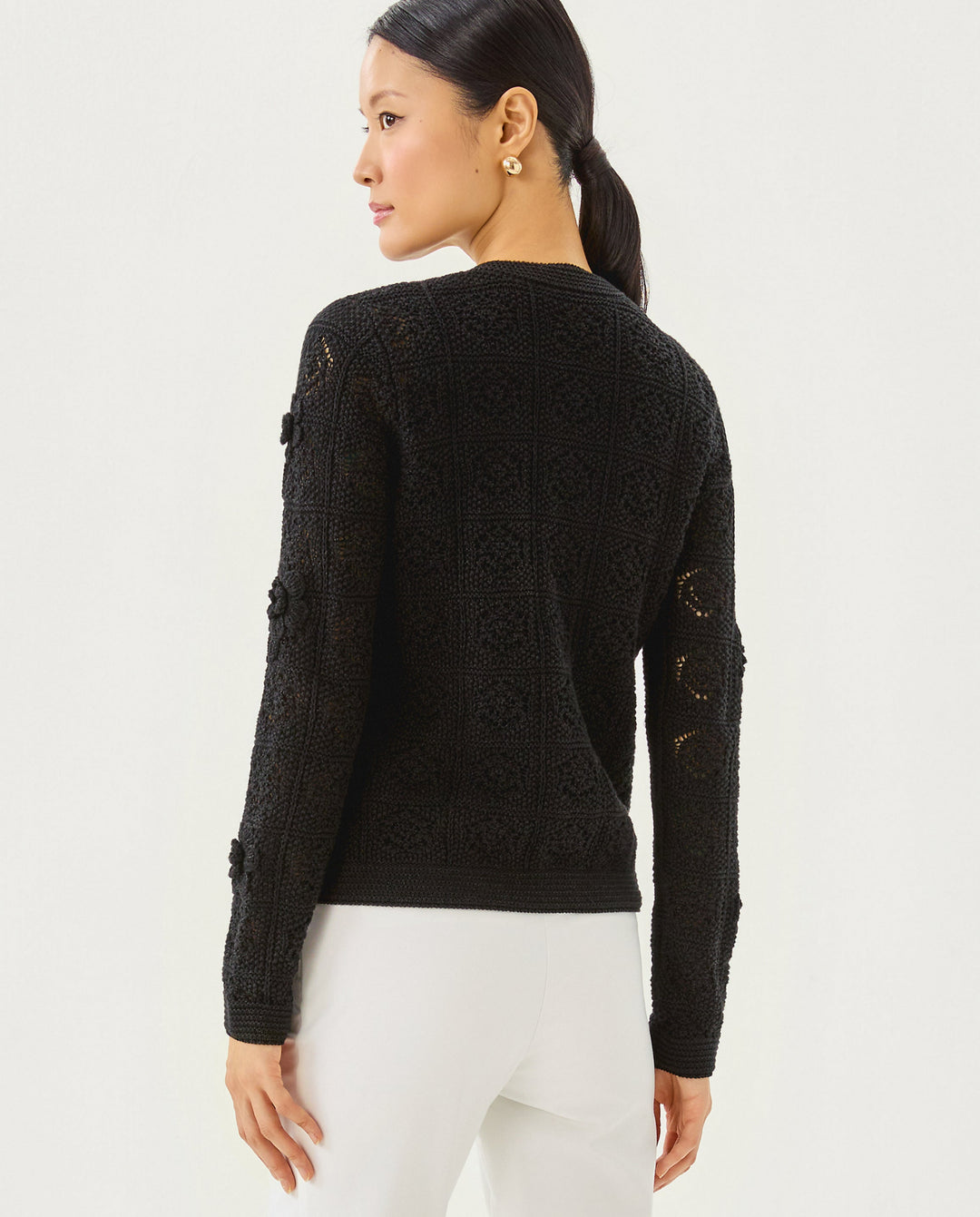 Lenalie Cardigan - Black Metallic