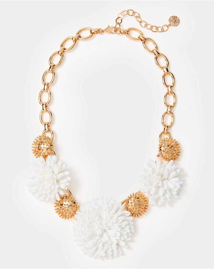 Summer Shorelines Necklace - Resort White