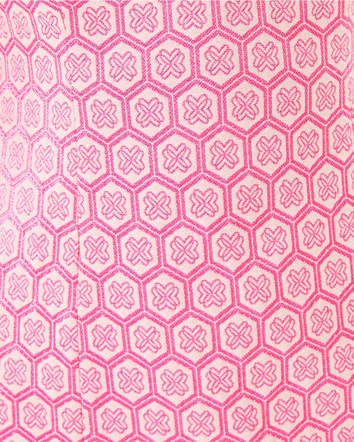 Cartwright Shift - Rousseau Pink Butterfly Brandmark Jacquard