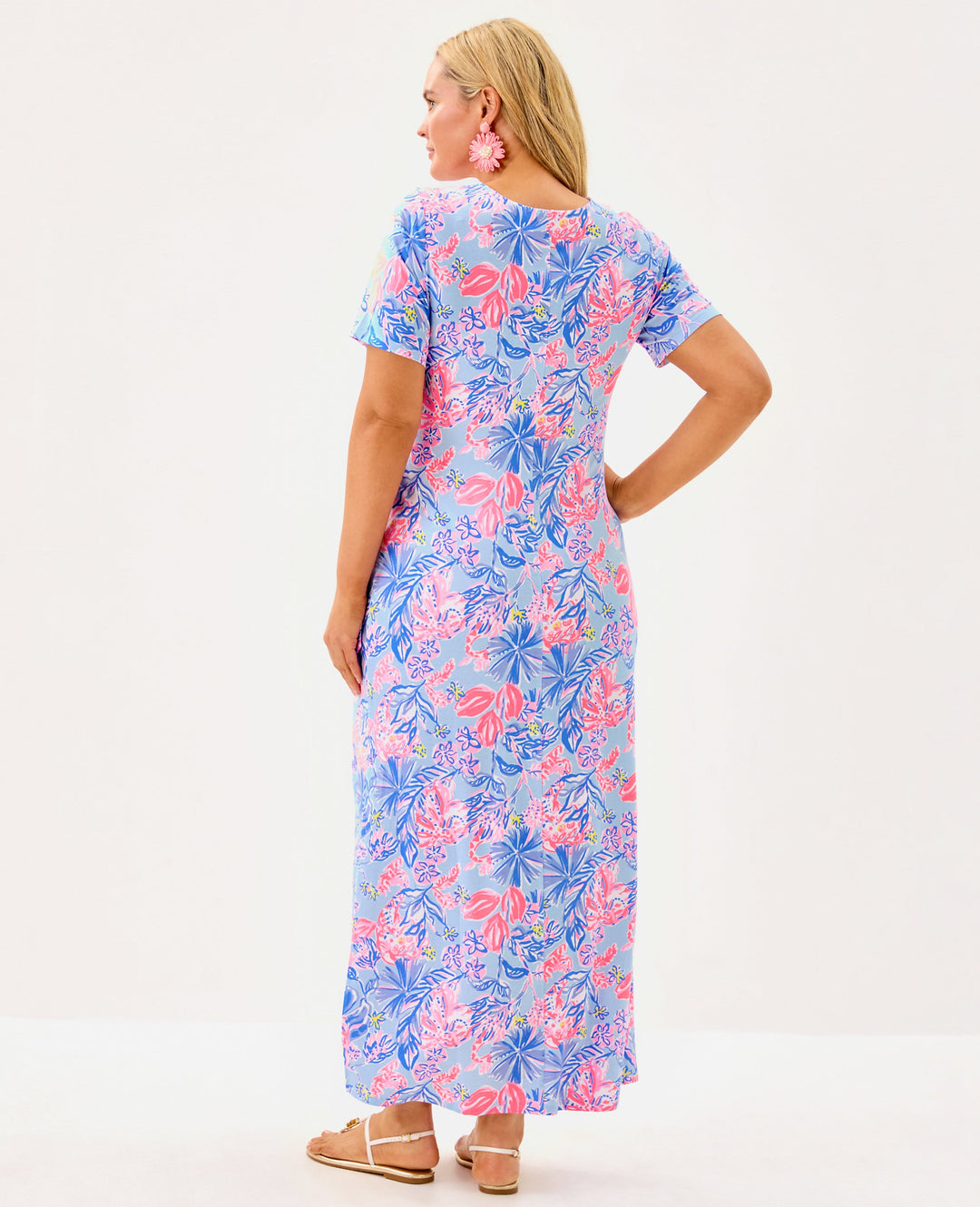 Chace Maxi Dress Peppermint Palm Lou Chace Maxi Dress Peppermint Palm Lou